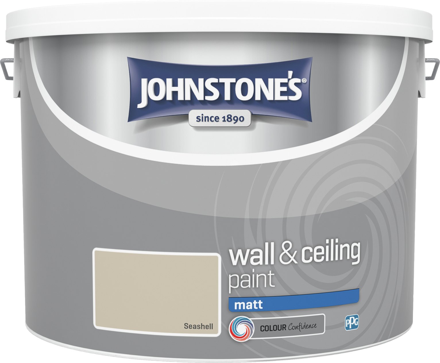 Johnstone's Wall & Ceiling Matt Paint - Seashell - 10L