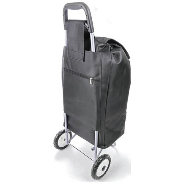 Buy 2 Wheel Folding Black Shopping Trolley Shopping trolleys Argos