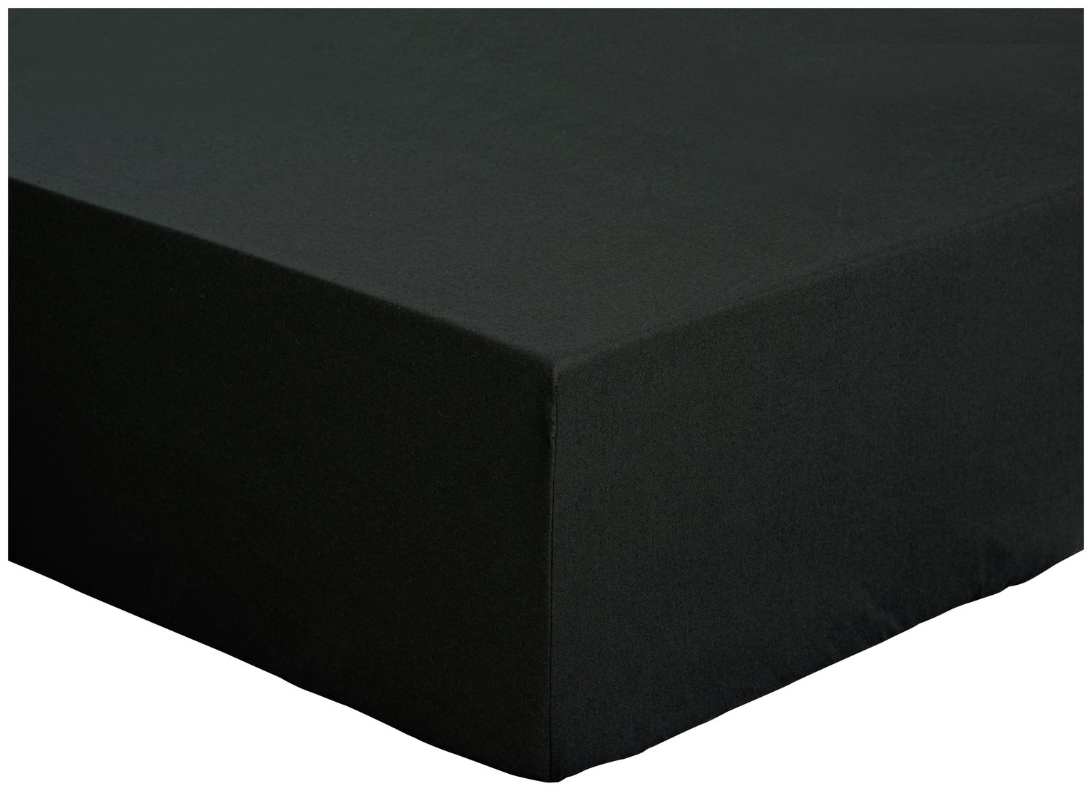 Habitat Easycare Plain Flint Fitted Sheet