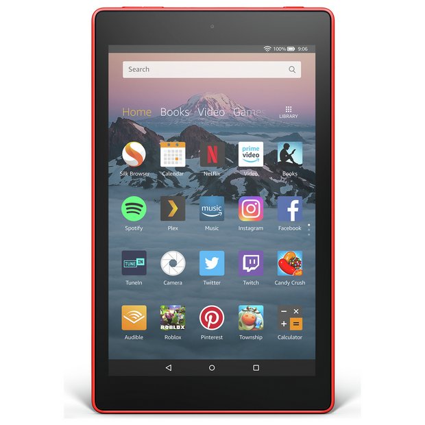 Buy Amazon Fire Hd 8 Alexa 8 Inch 32gb Tablet Punch Red