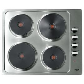 Bush RL60SPH Electric Solid Plate Hob - Stainless Steel