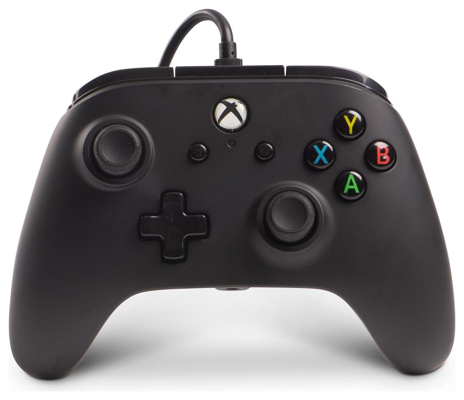 black and grey xbox one controller