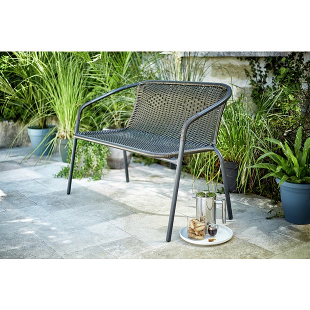 Argos outdoor bench online cushions