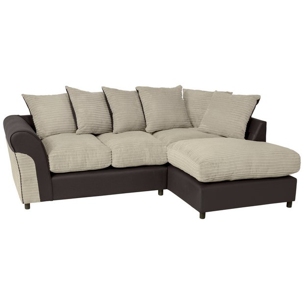 Fabric corner deals sofa argos