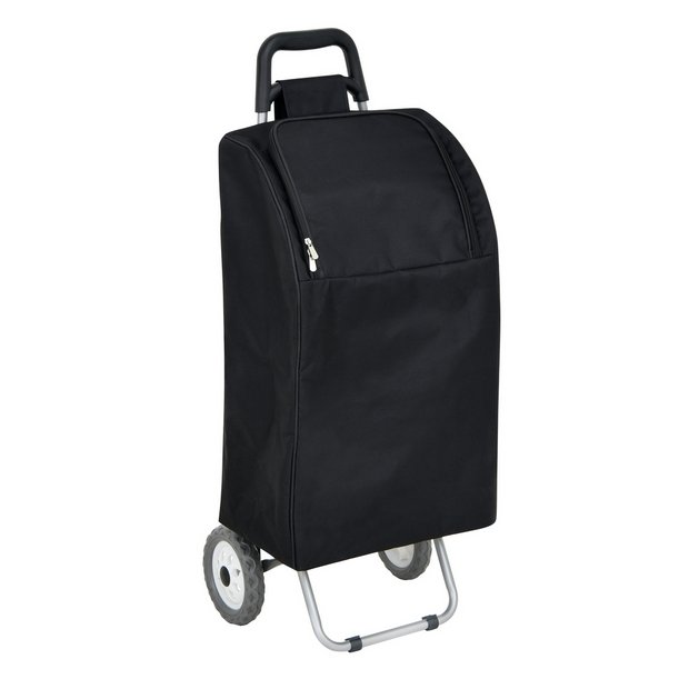 Buy 2 Wheel Folding Black Insulated Shopping Trolley Shopping trolleys Argos