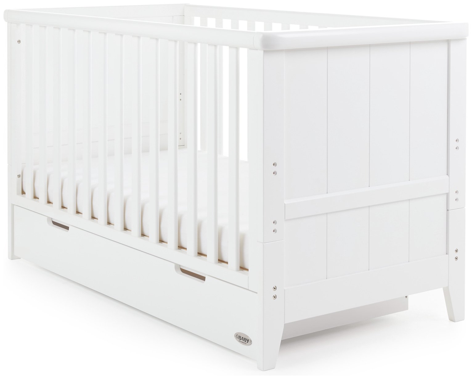argos white cot bed