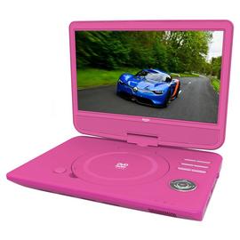 Bush 10 Inch Portable In - Car DVD Player - Pink