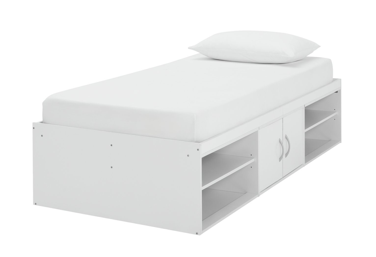 white cabin bed argos