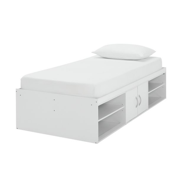 White cabin on sale bed argos