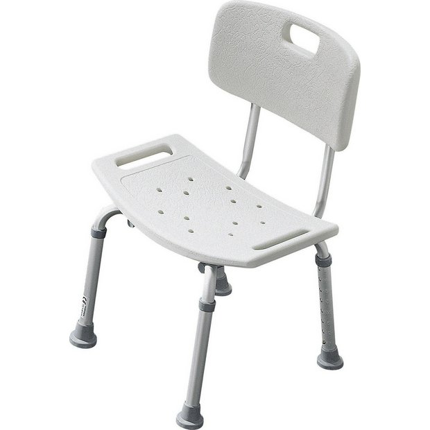 Shower stool with backrest new arrivals