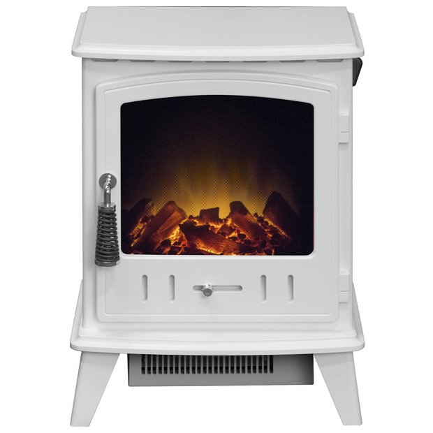 Buy Adam Aviemore 1.8kW Electric Stove - White | Electric fires | Argos