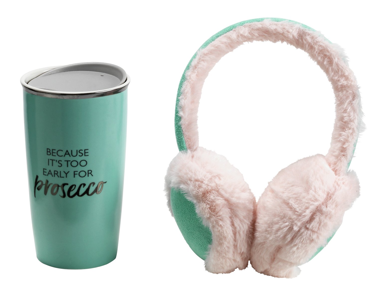 Travel Mug and Ear Muffs