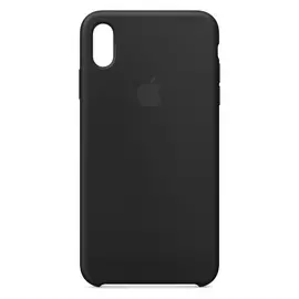 Apple iPhone Xs Silicone Phone Case - Black