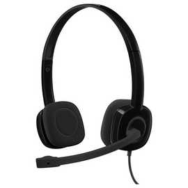 Logitech H151 Stereo PC Headset - Black