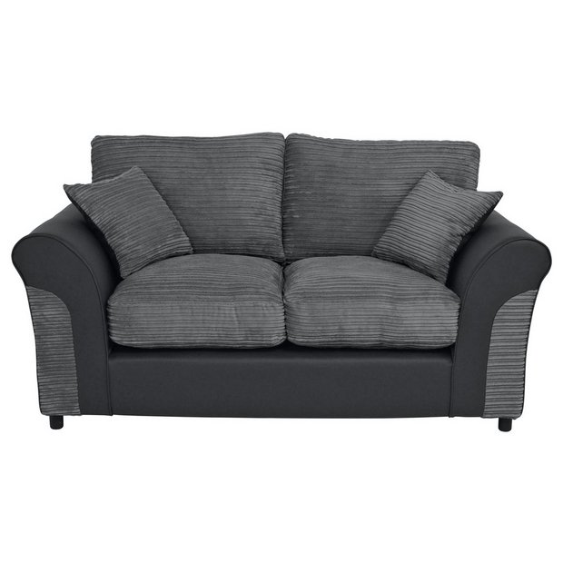 Argos Home Harry 2 Seater Fabric Sofa bed - Charcoal