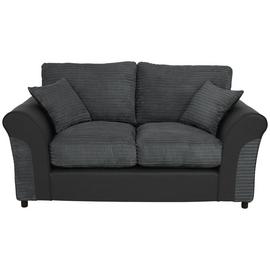 Argos Home Harry Fabric 2 Seater Sofa - Charcoal