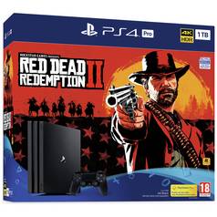 sony ps4 pro 1tb console and red dead redemption 2 bundle - playstation 4 pro fortnite bundle