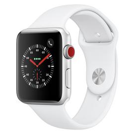 Apple Watch S3 2018 Cellular 42mm -  Alu / White Sport Band