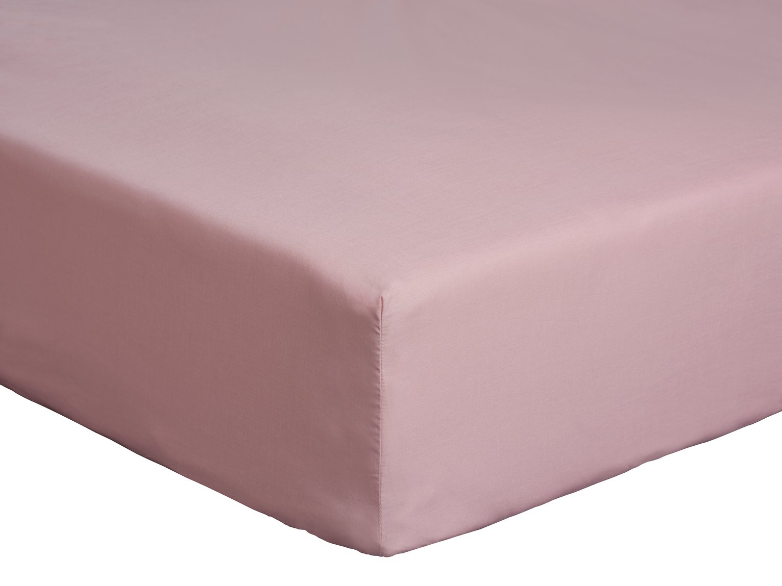 Habitat Cotton Rich Plain Fitted Sheet