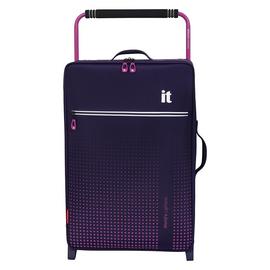 Buy IT Luggage Worlds Lightest 2 Wheel Cabin Suitcase Purple Cabin luggage Argos