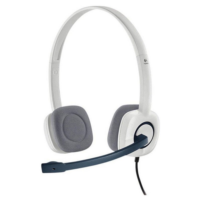 Logitech H150 Stereo PC Headset - White from Argos
