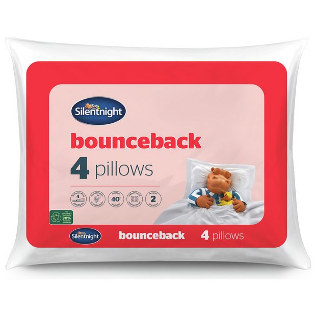 Buy Silentnight Bounceback Pillows 4 Pack Pillows Habitat