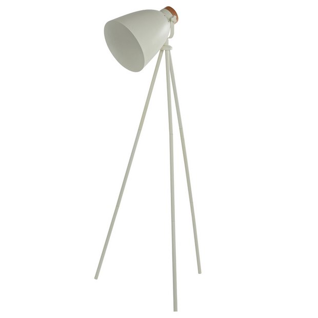 Buy Argos Home Stockholm Cream Tripod Floor Lamp Floor Lamps