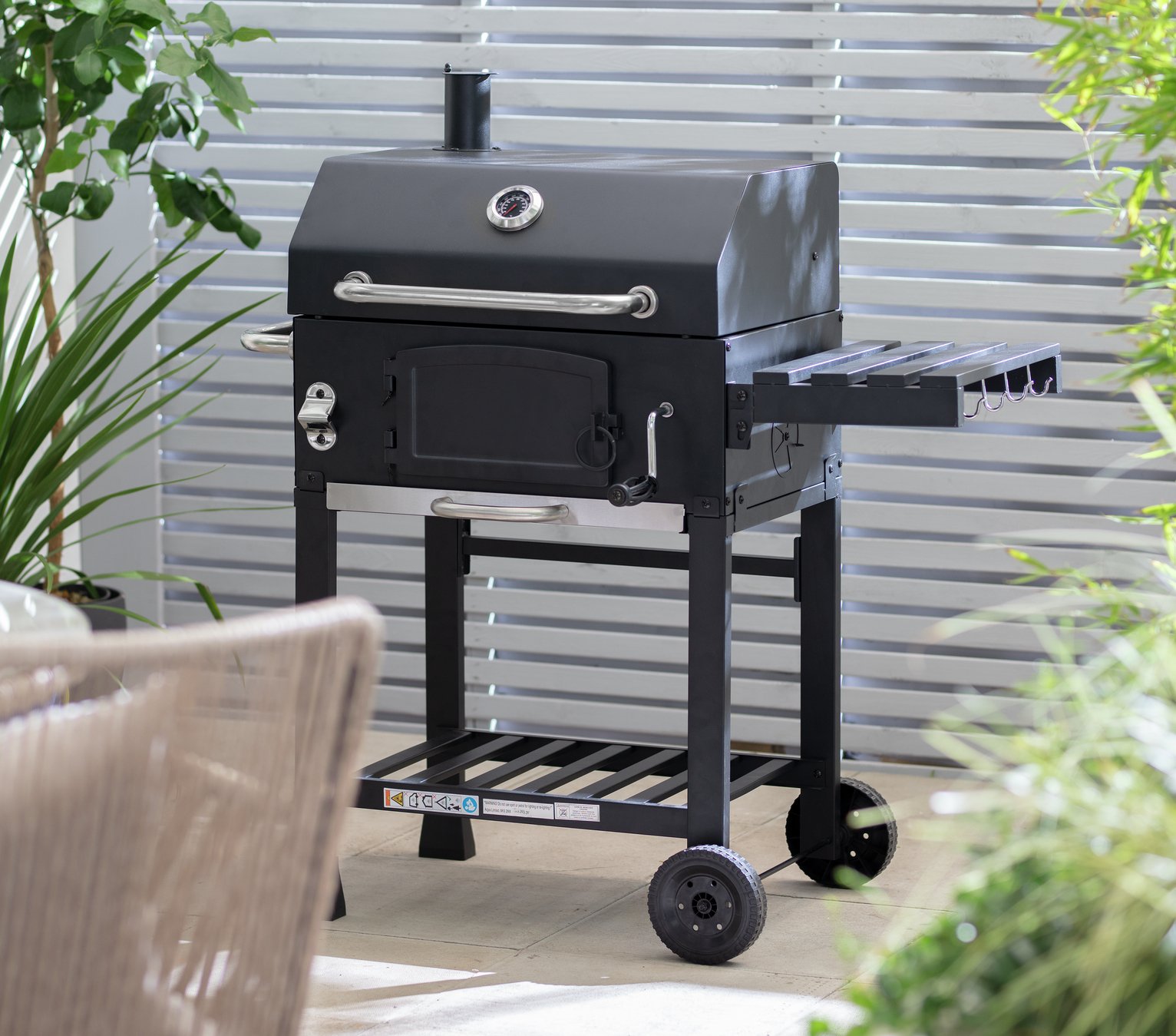 Argos Home Trolley Charcoal BBQ