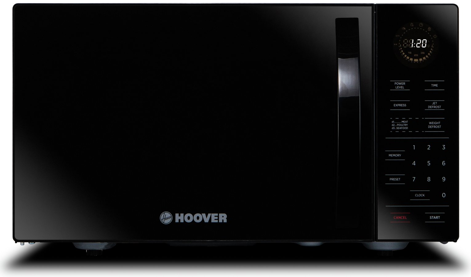 argos microwave black