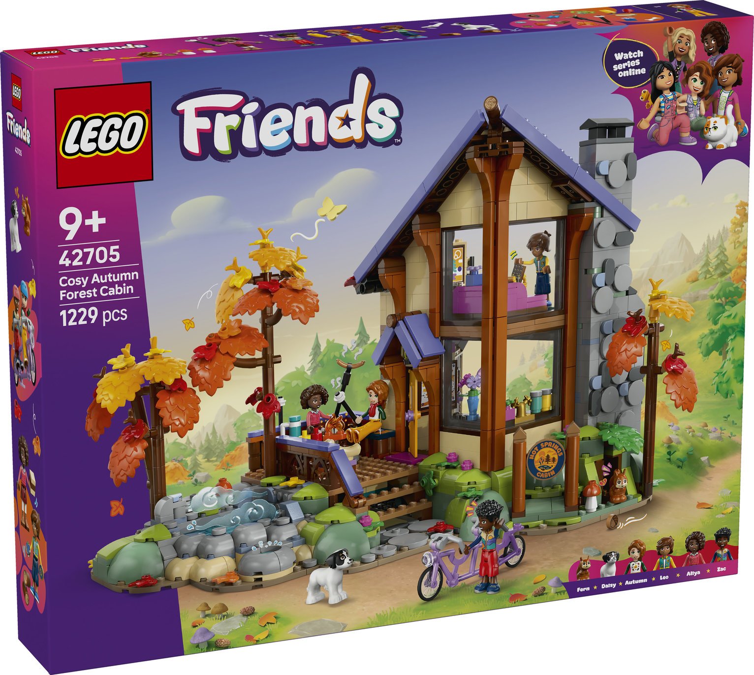LEGO Friends Cosy Autumn Forest Cabin Toy with Animals 42705 PREORDER