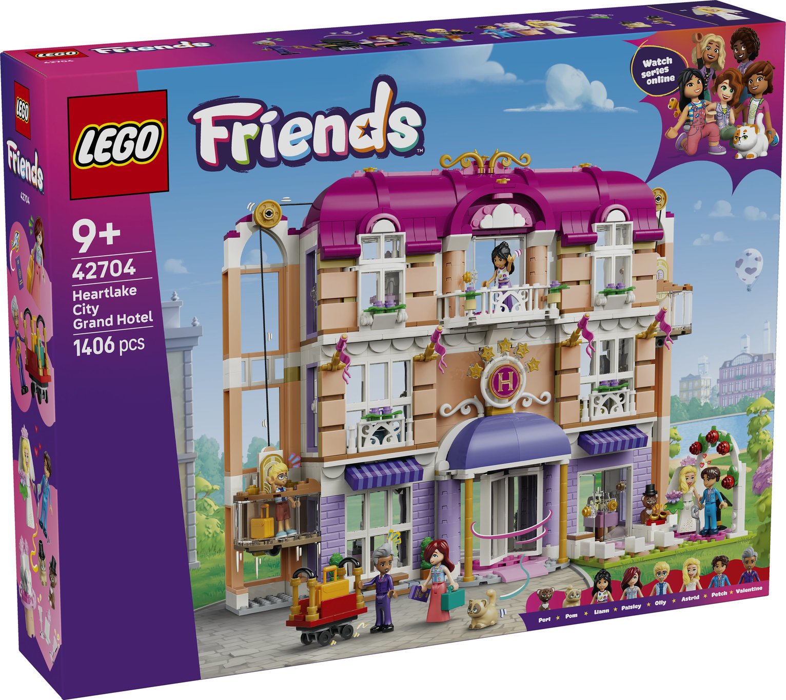 LEGO Friends Heartlake City Grand Hotel Building Toy 42704 PREORDER