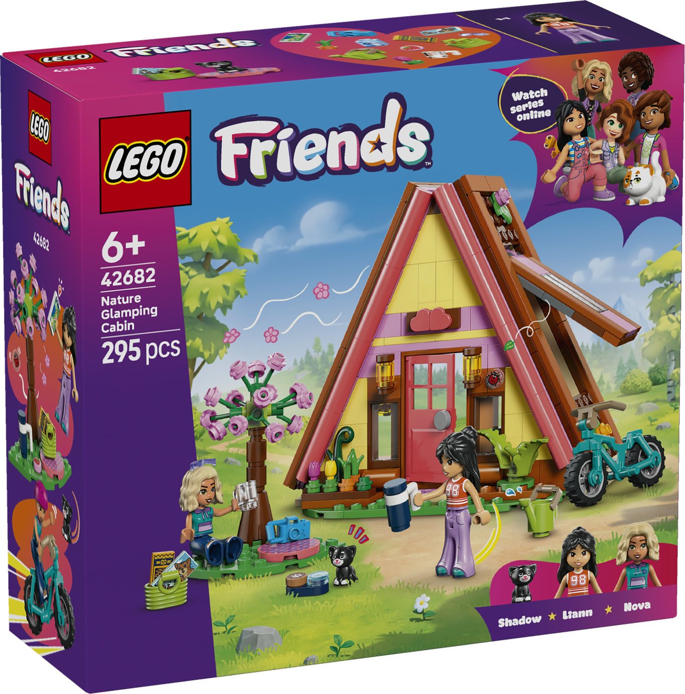LEGO Friends Nature Glamping Cabin with Animal Toys 42682 PREORDER