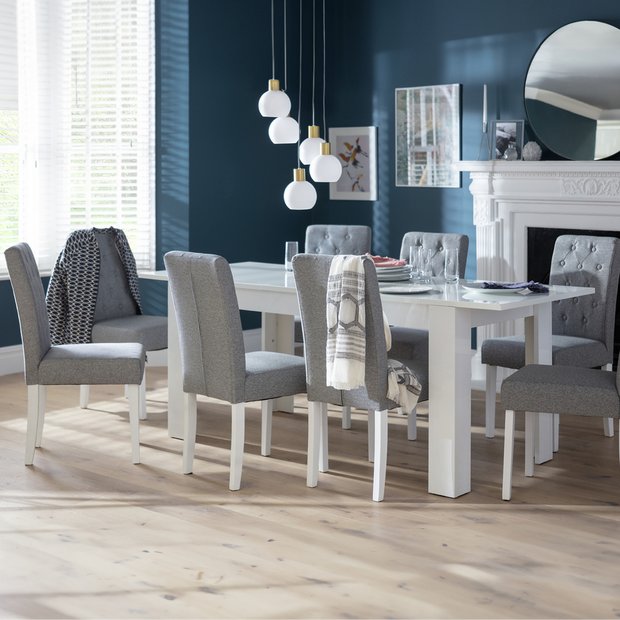 Grey table deals and chairs argos