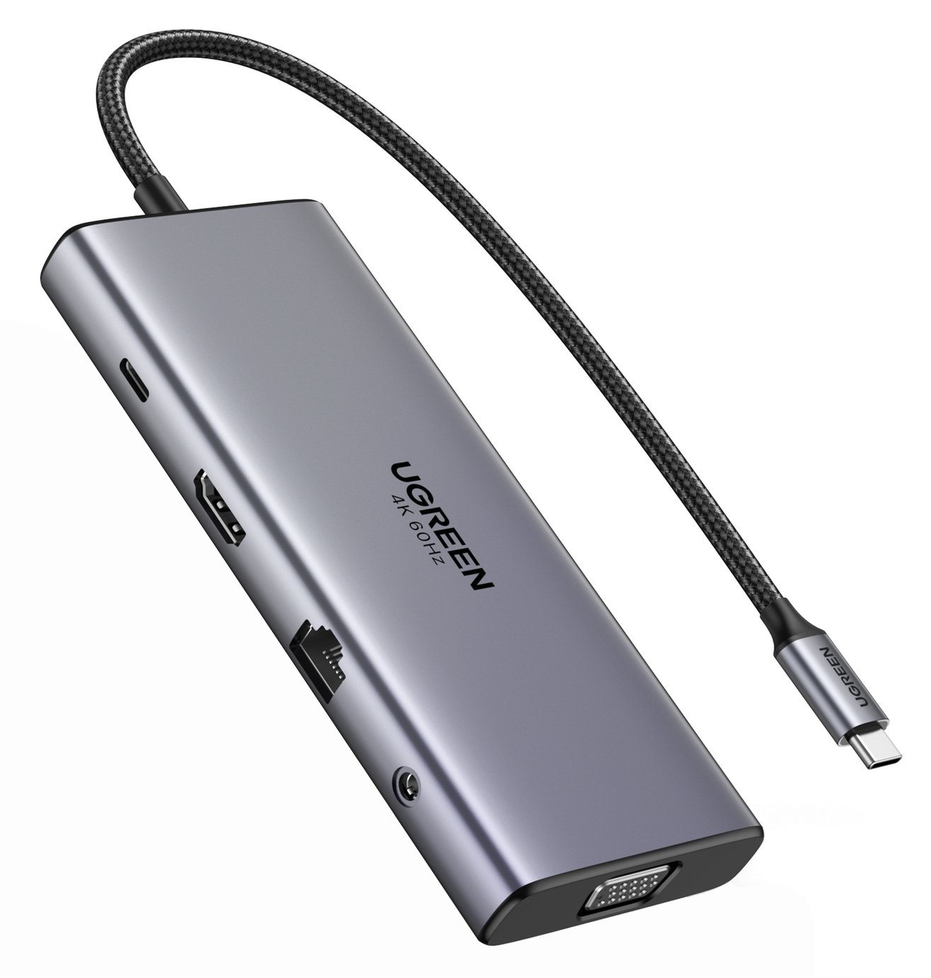 UGREEN 11-In-1 Hub with HDMI, VGA, Ethernet, USB, 3.5mm Jack, TF/SD Card Slot