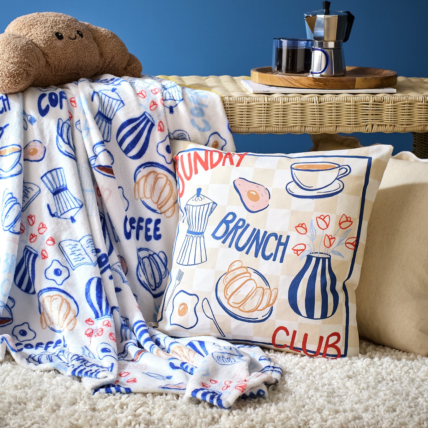 Argos Home Brunch Cushion - 43x43cm