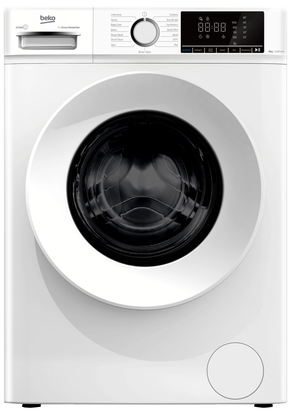 Beko BW1O3821W 8Kg 1200 Spin Washing Machine - White