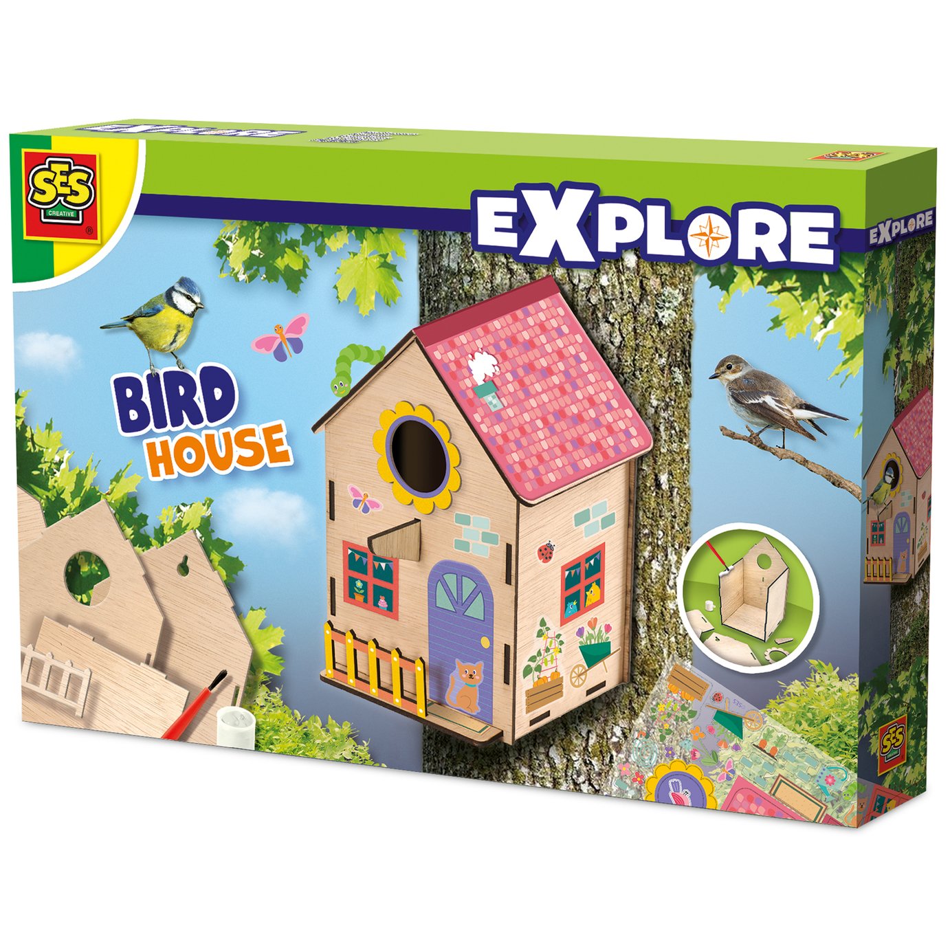 SES Creative Birdhouse - Multicolour