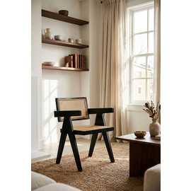 Premier Housewares Fifty Five South Solid Wood Dining Chair - Natural