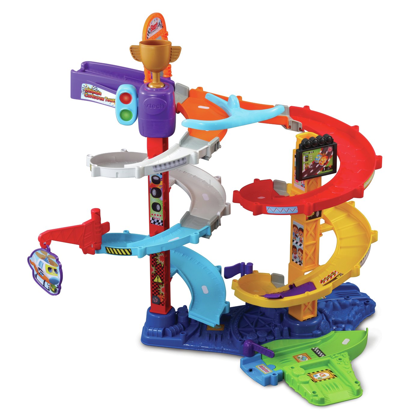 argos vtech toot toot garage