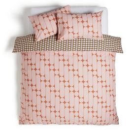 Habitat Citrine Print Orange & Pink Bedding Set