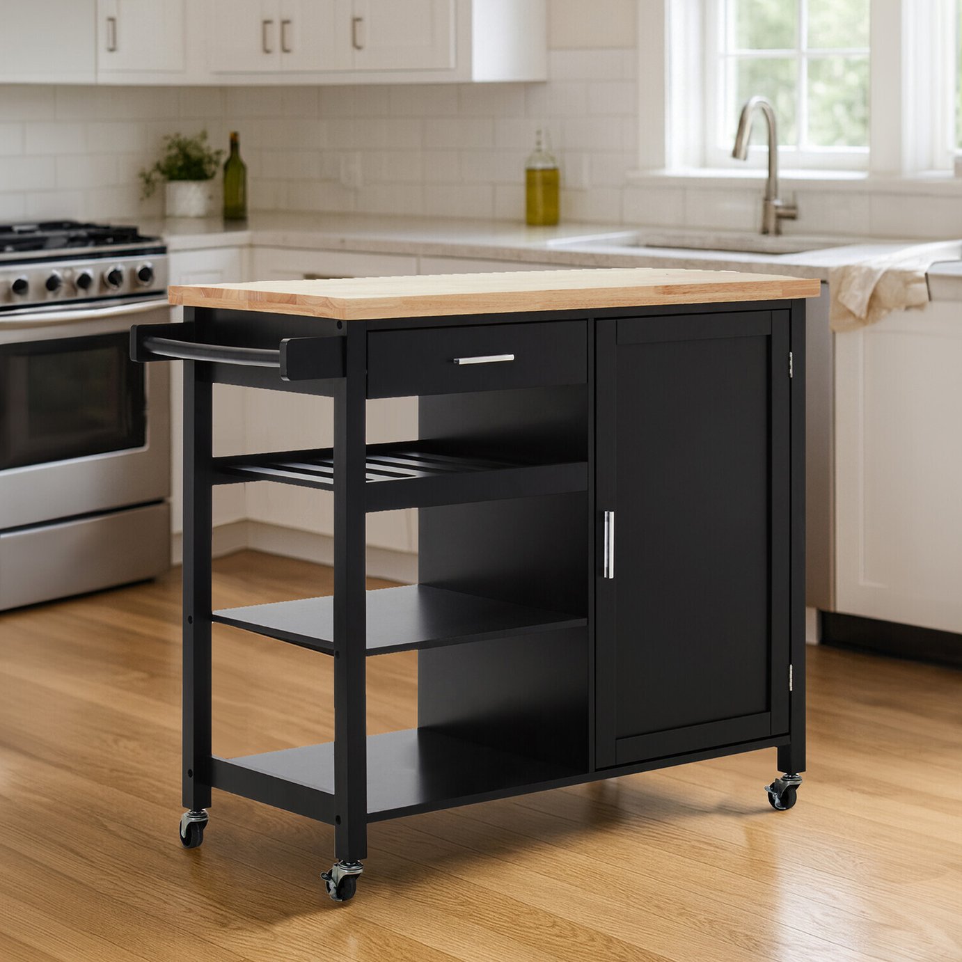 Maison Frankfurt Kitchen Trolley - Black