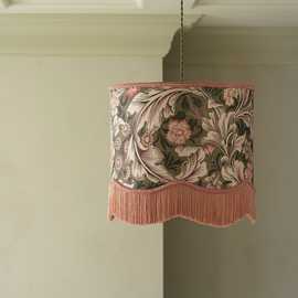 Habitat x Morris & Co. Leicester Tasselled Easy Fit Lampshade - 40cm