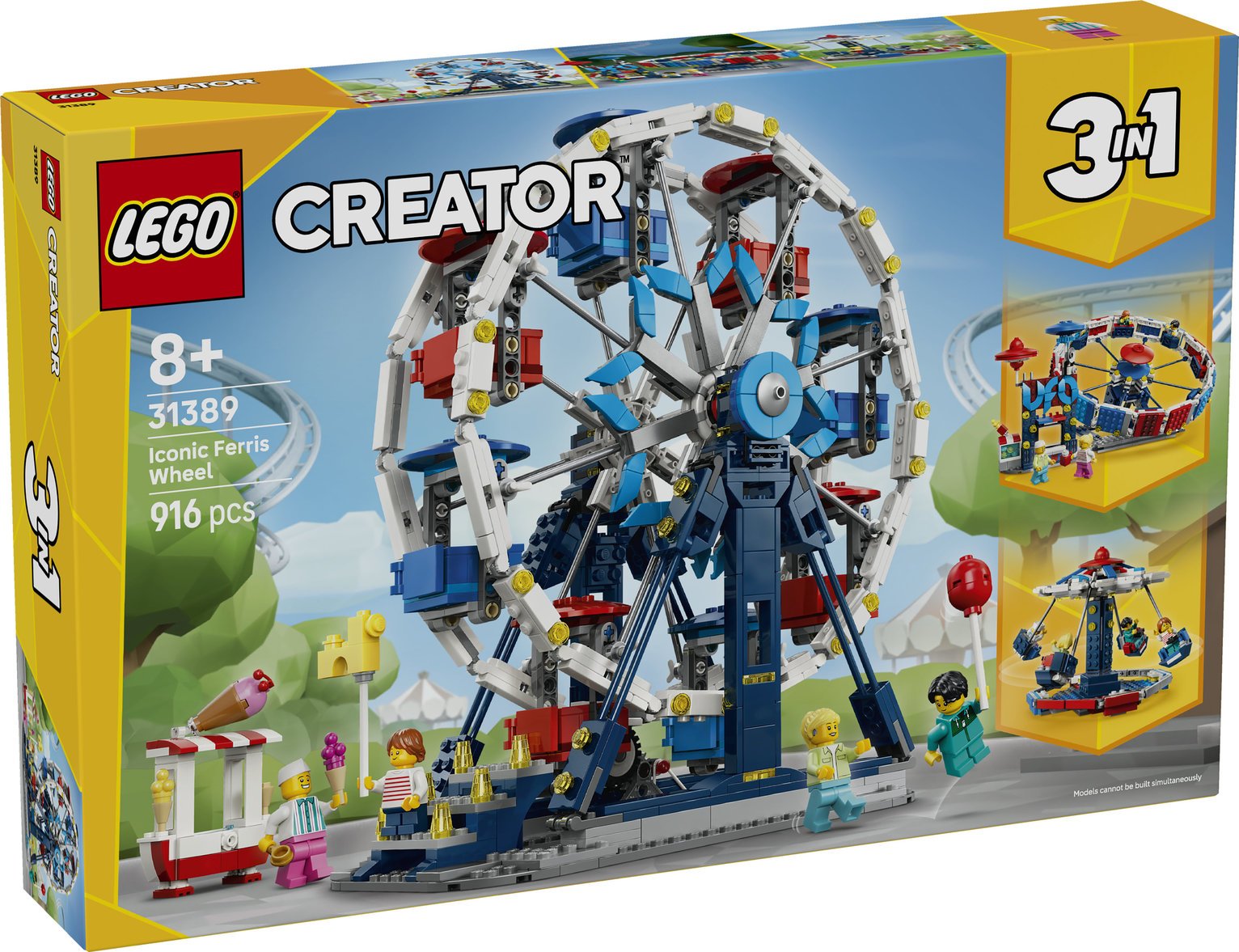 LEGO Creator 3 in 1 Iconic Ferris Wheel Building Toy 31389 PREORDER