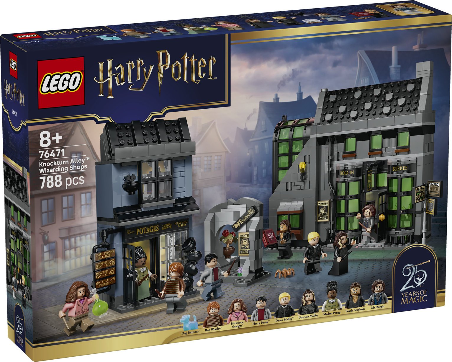 LEGO Harry Potter Knockturn Alley Wizarding Shops Toy 76471 PREORDER