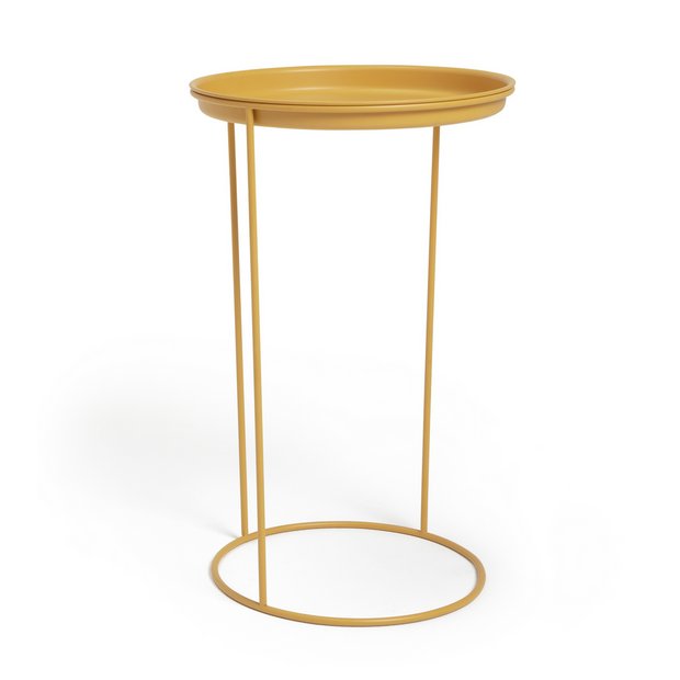 Buy Argos Home Finley C Shaped Side Table Yellow Side Tables Argos