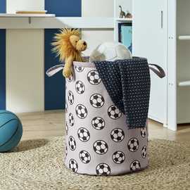 Argos Home Kids Football Storage Basket - Grey