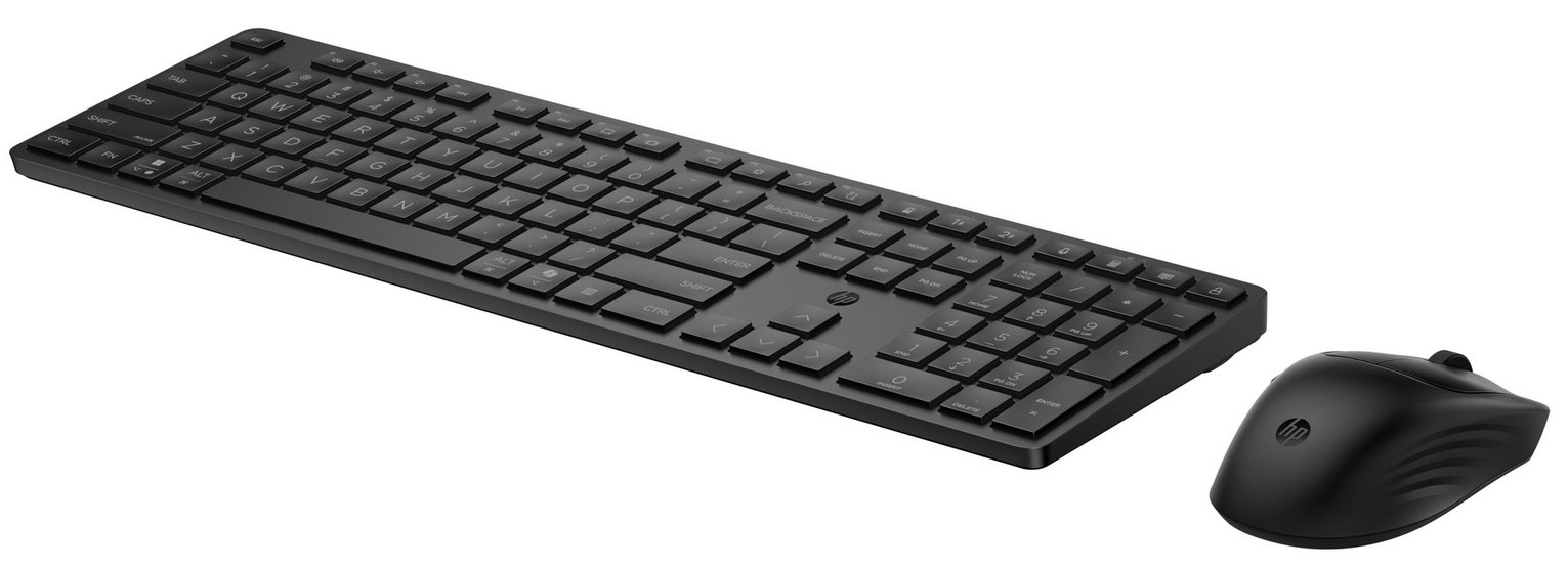HP 490C Multi-Device Dual-Mode Mouse and Keyboard - Black