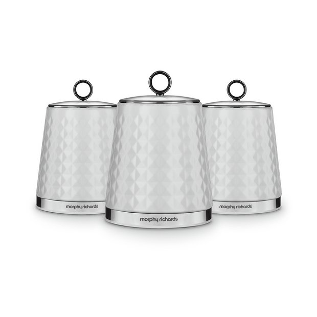 Morphy richards tea coffee sugar sale canisters