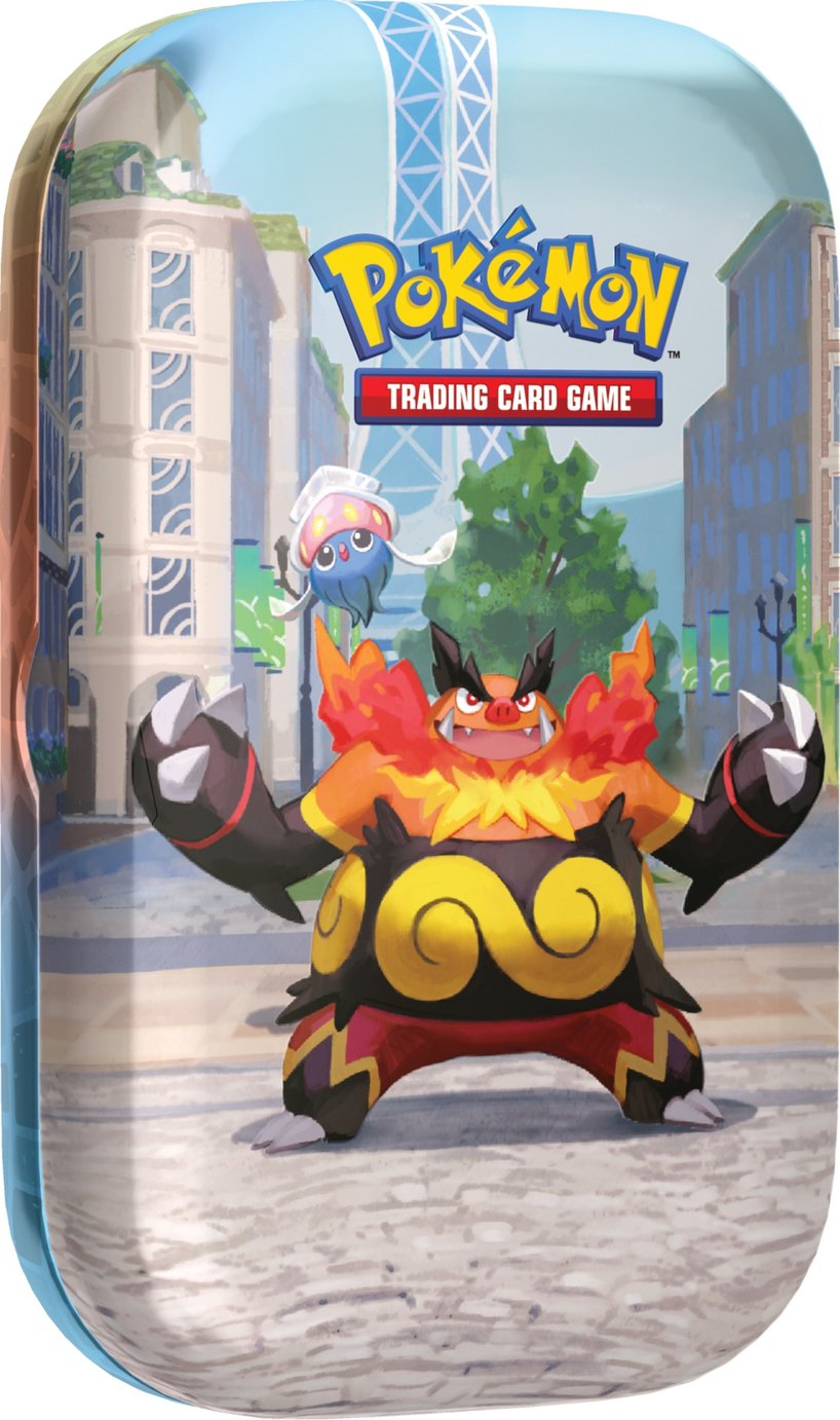 Pokémon Lumiose City Emboar Inkay Trading Cards Mini Tin