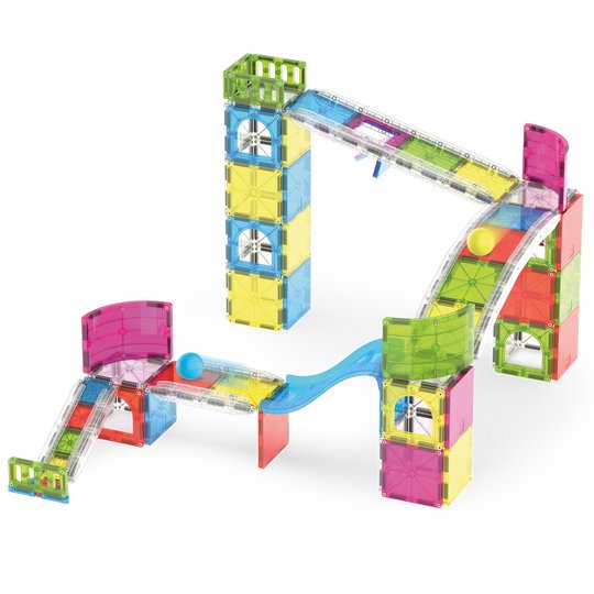 Magna-Tiles Rail Racers Max Track Building Set